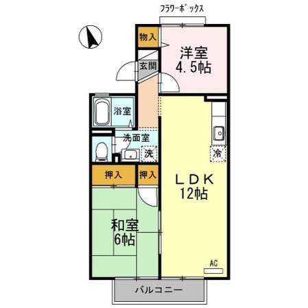 亀山駅 徒歩18分 2階の物件間取画像